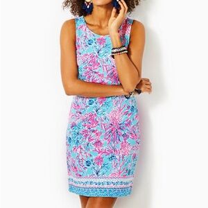 NWT Lilly Pulitzer  Larsen Shift Dress Celestial Blue Seek And See